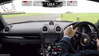 Porsche 718 GT4 PDK Anglesey Coastal Track Day 230924 Fast Lap Damp [upl. by Toddie]