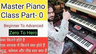 Master Piano Class Part  0  Piano Basic  स्वर सप्तक क्या है 5 मिनट में सीख जाओगे [upl. by Manoff354]