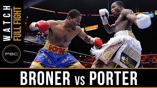 Broner vs Porter FULL FIGHT June 20 2015  PBC on NBC [upl. by Airamas]