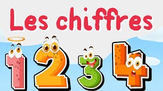 Apprendre à compter de 1 à 10 🎶 chanson pour enfants 👶🏼 Comptine des chiffres [upl. by Helm9]