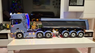 💥💥💥💥114 Tamiya Scania 770s 6x4 mit Sound Servonaut Steuerung endlich fertig Folge 12🚛 💯💢💥💥💥💥 [upl. by Aissac519]