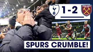 West Ham Punish Wasteful Spurs Tottenham 12 West Ham MATCHDAY EXPERIENCE [upl. by Ok]