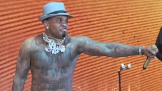 Kevin Gates prays with crowd and performs I Don’t Get Tired at Red Rocks Amphitheater [upl. by Debo]