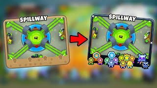 How Fast Can You Black Border Spillway in BTD6 [upl. by Notloc]