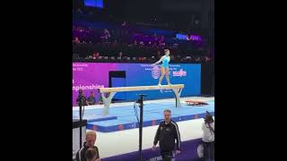 Manila Esposito ITA VT UB BB 2023 Antwerp Worlds Podium Training [upl. by Oidgime]