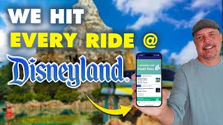 Using Lightning Lane to hit EVERY RIDE at Disneyland in one day [upl. by Jesse813]