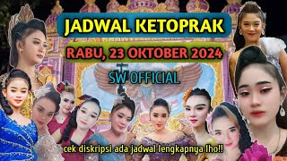 JADWAL KETOPRAK HARI RABU 23 OKTOBER 2024 swofficial2605 [upl. by Darian]