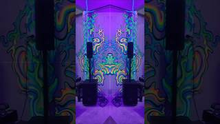 Test 3 fluorescence painting psychedelicartwork abstractart blacklight [upl. by Sapphire]