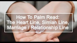 How To 8 Palm Reading Love Line [upl. by Bing]