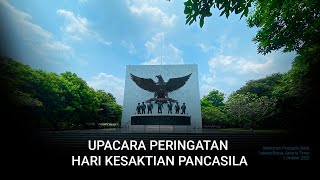 Upacara Peringatan Hari Kesaktian Pancasila 2022 [upl. by Aenehs984]