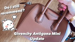 Givenchy Antigona Mini Updated Wear amp Tear  Whats In My Bag [upl. by Montfort]