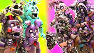 SFM FNaF Help Wanted 2 vs Nightmare Security Breach [upl. by Jarnagin825]