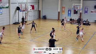 Gimont vs INSEP  06012024 [upl. by Yraillih]