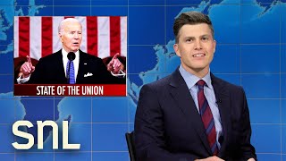 Weekend Update Bidens State of the Union Mitch McConnell Endorses Trump  SNL [upl. by Tunk]