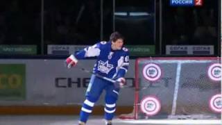 2011 KHL AllStar Game  Super Skills  Shooting Accuracy [upl. by Airakaz262]