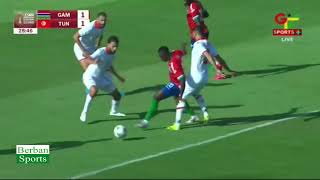 Gambia vs Tunisia 1  2 Highlights Afcon 2025 Qualifiers [upl. by Aicilf963]