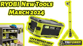 Ryobi New Tools March 2024 [upl. by Dworman631]