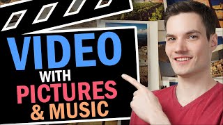 How to Make Video with Pictures and Music [upl. by Atiuqat928]