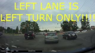 Route 16637 Intersection Bad DriversTraffic Violations Toms River NJ [upl. by Ainotal]