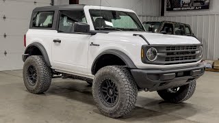 2 door bronco with 35” Rough Country lift [upl. by Nylakcaj751]