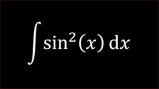 Integrate sin2x dx [upl. by Beall]