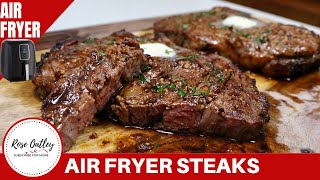 Air Fryer Steak  Juicy and Tender Ribeye Steak [upl. by Mini]