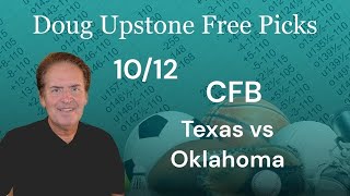 Free Football Pick Texas Longhorns vs Oklahoma Sooners 10122024 College Football Free Picks [upl. by Sirrah]