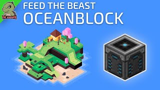 FTB OceanBlock EP20  Finally Autocrafting [upl. by Yeclek]