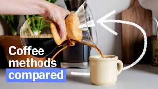 French Press vs AeroPress vs Pourover and More Coffee Methods Compared [upl. by Alit]