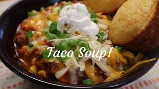 How to make Taco Soup [upl. by Purdum]