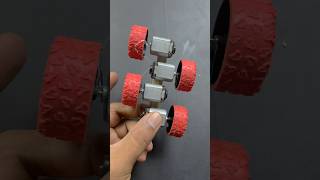 DIY 4 DC Motor Car Build Your Own Powerful Electric Toy Car shorts dcmotor motor experiment [upl. by Brock]