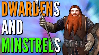 The Dwarden  LOTRO Dwarf Warden Leveling amp Minstrel Testing [upl. by Lleryt]