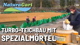 Teiche dauerhaft bauen Teil 3 Schnellbautechnik [upl. by Oivalf]