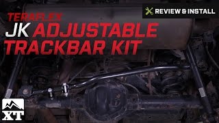 Jeep Wrangler Teraflex JK Adjustable Trackbar Kit 06quot Lift 20072017 JK Review amp Install [upl. by Eiraminot]