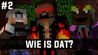 Minecraft survival 2  WIE IS DAT [upl. by Ahsaelat]