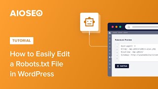 How To Easily Edit a Robotstxt File in WordPress [upl. by Symons971]