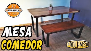 MESA DE COMEDOR  PROLAMSA  JJ HERRERIA Y MAS [upl. by Rodmur180]