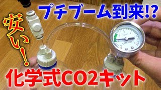 【アクアリウム】廉価版の化学式ＣＯ２キットを買ってみたよ！【おすすめ】 [upl. by Pulsifer]