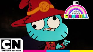 Gumballs Curse  Gumball  Halloween  cartoonnetworkuk [upl. by Wappes]