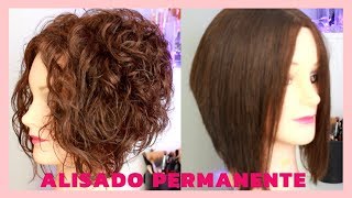 COMO HACER UN ALISADO PERMANENTE 💋 sandranewlook [upl. by Jyoti]