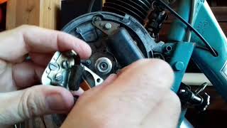 Solex Fitting Electronic Ignition  part 2 [upl. by Aligna]