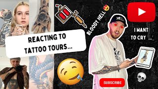 Reacting To Tattoo Tours On YouTube 3 [upl. by Baptiste]