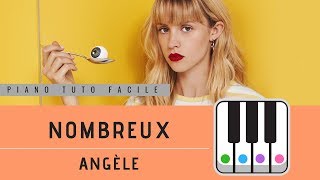 NOMBREUX  ANGELE  PIANO TUTO FACILE [upl. by Millard]