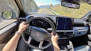 The 2024 Toyota Tacoma Trailhunter is the Top Taco  POV First Driving Impressions [upl. by Teraj880]