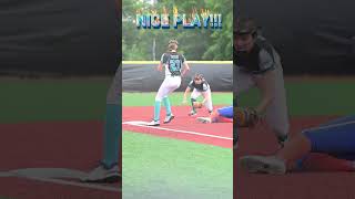 Daring Dive After Wild Deflection  Softball Highlights [upl. by Nnaes]