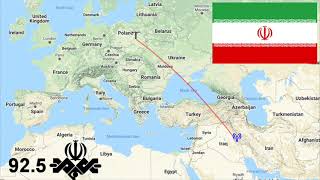 IRAN 2875km SpE FM DX radio [upl. by Joshuah]