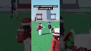 I SPOKE SIGN LANGUAGE 😭🙏🏽  ROBLOX MIC UP 17 [upl. by Cheyney]