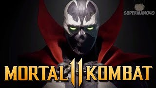 How To Play Spawn  Mortal Kombat 11 quotSpawnquot Basic Tutorial amp Combos [upl. by Ahsinotna]