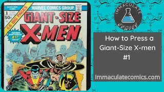 How to press a Giant Size Xmen 1 [upl. by Llertnek]