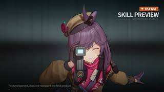 Skill Preview Ksenia  GIRLS FRONTLINE 2 EXILIUM [upl. by Stockton]